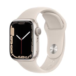 Apple Watch Series 7 41mm - GPS + Cellularモデル - アルミニウム スターライト ケース- スポーツバンド