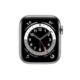 Apple Watch Series 6 44mm - GPS + Cellularモデル - ステンレススチール シルバー ケース- バンド無し