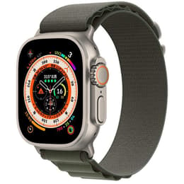 Apple Watch Ultra 49mm - GPS + Cellularモデル - チタニウム チタニウム ケース- アルパインループ