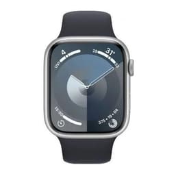 Apple Watch Series 9 45mm - GPS + Cellularモデル - アルミニウム シルバー ケース- スポーツバンド