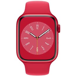 Apple Watch Series 8 45mm - GPSモデル - アルミニウム レッド ケース- スポーツバンド