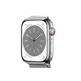 Apple Watch Series 8 45mm - GPS + Cellularモデル - ステンレススチール シルバー ケース- バンド無し