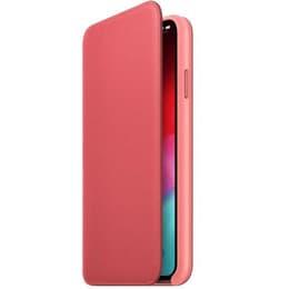 Apple 革のケース iPhone XS Max - レザー ピオニーピンク