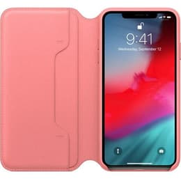 Apple 革のケース iPhone XS Max - レザー ピオニーピンク