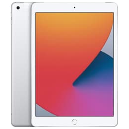 iPad 10.2 インチ 第8世代 - 2020 - Wi-Fi + 4G - 128 GB - シルバー