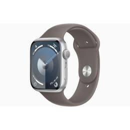 Apple Watch Series 9 45mm - GPSモデル - アルミニウム シルバー ケース- スポーツバンド