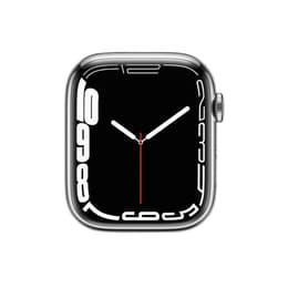 Apple Watch Series 7 45mm - GPS + Cellularモデル - ステンレススチール シルバー ケース- バンド無し
