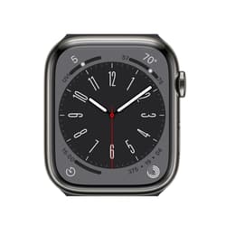 Apple Watch Series 8 41mm - GPS + Cellularモデル - ステンレススチール グラファイト ケース- バンド無し