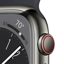 Apple Watch Series 8 41mm - GPS + Cellularモデル - ステンレススチール グラファイト ケース- バンド無し