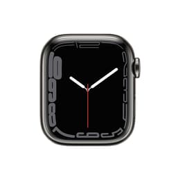 Apple Watch Series 7 45mm - GPS + Cellularモデル - ステンレススチール グラファイト ケース- バンド無し