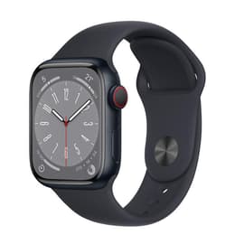 Apple Watch Series 8 41mm - GPSモデル - アルミニウム ミッドナイト ケース- スポーツバンド