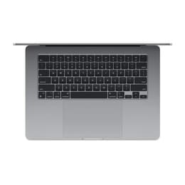 MacBook Air 15 インチ (2023) - Apple M2 8-コア と 10-コア GPU - 8GB RAM - SSD 256GB - US配列キーボード