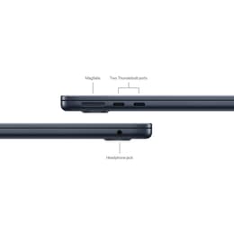 MacBook Air 13 インチ (2022) - Apple M2 8-コア と 8-コア GPU - 8GB RAM - SSD 1000GB - JIS配列キーボード