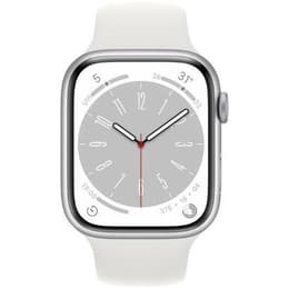 Apple Watch Series 8 45mm - GPSモデル - アルミニウム シルバー ケース- スポーツバンド