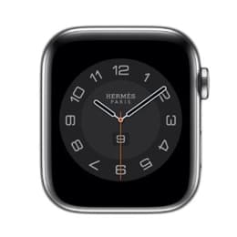Apple Watch Series 6 44mm - GPS + Cellularモデル - ステンレススチール Hermes シルバー ケース- バンド無し