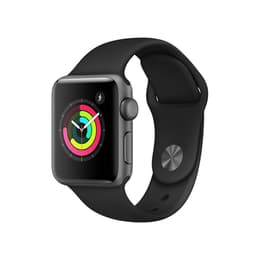 Apple Watch Series 3 38mm - GPSモデル - アルミニウム スペースグレイ ケース- スポーツバンド