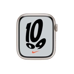 Apple Watch Nike+ Series 7 45mm - GPSモデル - アルミニウム スターライト ケース- バンド無し