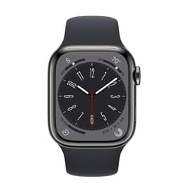 Apple Watch Series 8 41mm - GPS + Cellularモデル - ステンレススチール グラファイト ケース- スポーツバンド