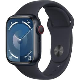 Apple Watch Series 9 41mm - GPS + Cellularモデル - アルミニウム ミッドナイト ケース- スポーツバンド