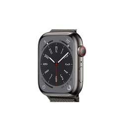 Apple Watch Series 8 45mm - GPS + Cellularモデル - ステンレススチール グラファイト ケース- バンド無し