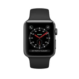 Apple Watch Series 3 42mm - GPSモデル - アルミニウム スペースグレイ ケース- スポーツバンド