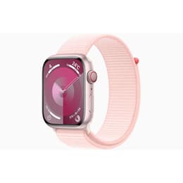 Apple Watch Series 9 45mm - GPS + Cellularモデル - アルミニウム ピンク ケース- スポーツループ