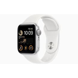 Apple Watch SE Series 2 40mm - GPSモデル - アルミニウム シルバー ケース- スポーツバンド