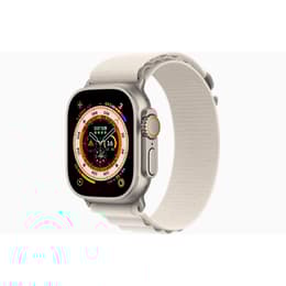 Apple Watch Ultra 49mm - GPS + Cellularモデル - チタニウム ナチュラルチタニウム ケース- アルパインループ