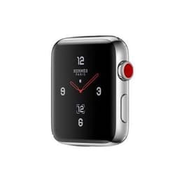Apple Watch Series 3 42mm - GPS + Cellularモデル - ステンレススチール シルバー ケース- バンド無し