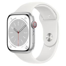 Apple Watch Series 8 45mm - GPS + Cellularモデル - アルミニウム シルバー ケース- スポーツバンド