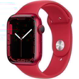 Apple Watch Series 7 41mm - GPSモデル - アルミニウム レッド ケース- スポーツバンド