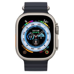 Apple Watch Ultra 49mm - GPS + Cellularモデル - チタニウム チタニウム ケース- オーシャンバンド