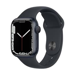 Apple Watch Series 7 41mm - GPSモデル - アルミニウム ミッドナイト ケース- スポーツバンド