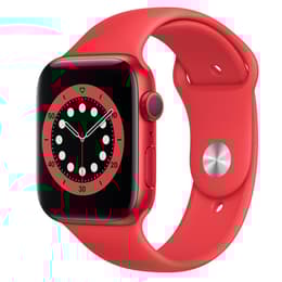 Apple Watch Series 6 44mm - GPSモデル - アルミニウム レッド ケース- スポーツバンド