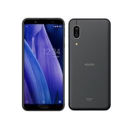 ❼ AQUOS sense3 ★64G ブラック Sharp Aquos sense3 64GB - ブラック - Simフリー - Au版 【整備