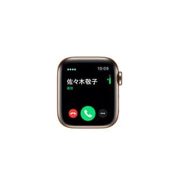 Apple Watch Series 5 40mm - GPS + Cellularモデル - ステンレススチール ゴールド ケース- バンド無し